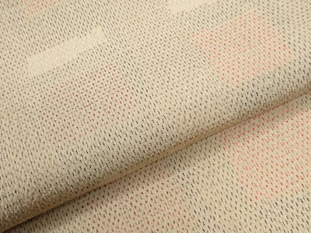 平和屋着物●本塩沢 色紙吉祥文 正絹 逸品 CABI2448yc