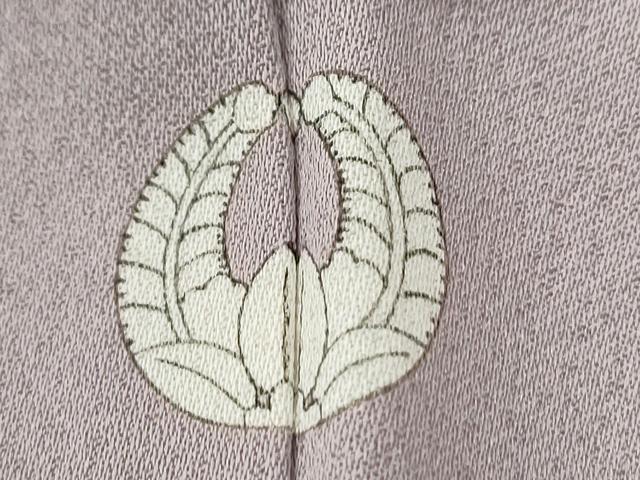 平和屋着物●訪問着 駒刺繍 立涌網目草花文 金銀彩 正絹 逸品 CABI2452yc