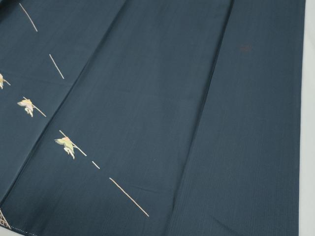 平和屋着物●訪問着 作家物 駒刺繍 竹屋町刺繍 人物文 金糸 正絹 逸品 CABI2454yc