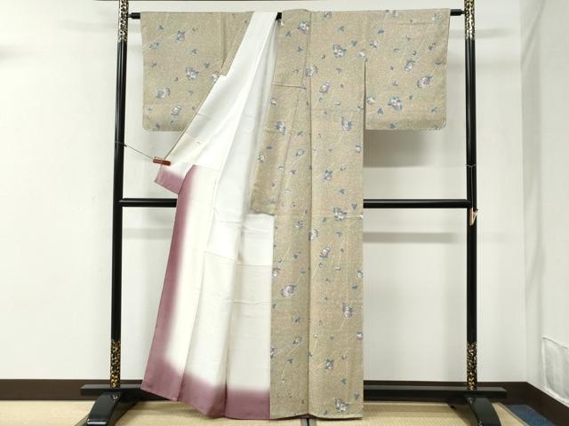 平和屋着物●上質な小紋 辻が花 正絹 逸品 未使用 CABI2461yc