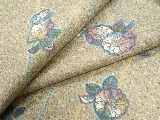 平和屋着物●上質な小紋 辻が花 正絹 逸品 未使用 CABI2461yc