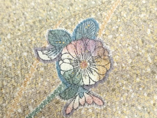 平和屋着物●上質な小紋 辻が花 正絹 逸品 未使用 CABI2461yc