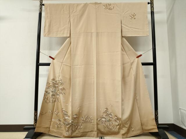 平和屋着物●訪問着 飛鳥花松文 正絹 逸品 未使用 CABI2485yc