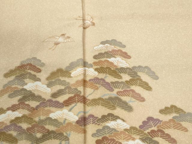 平和屋着物●訪問着 飛鳥花松文 正絹 逸品 未使用 CABI2485yc