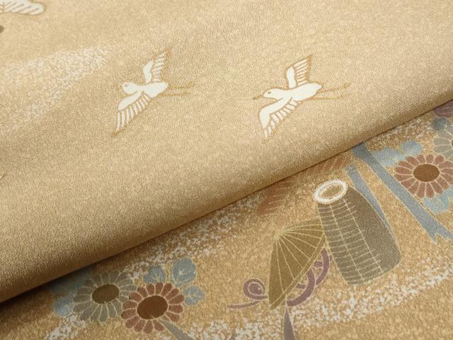 平和屋着物●訪問着 飛鳥花松文 正絹 逸品 未使用 CABI2485yc