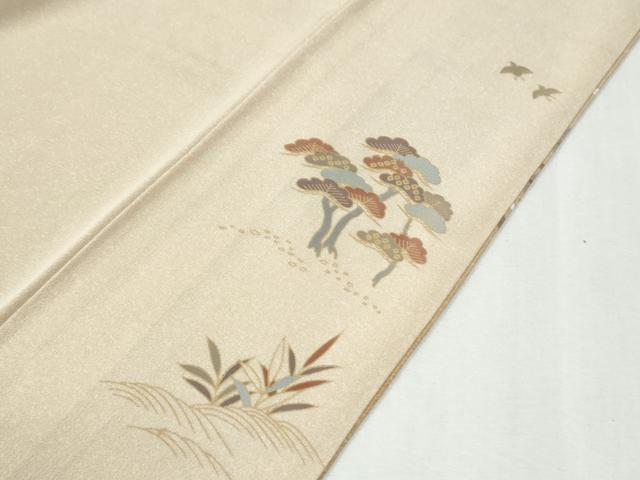 平和屋着物●訪問着 飛鳥花松文 正絹 逸品 未使用 CABI2485yc