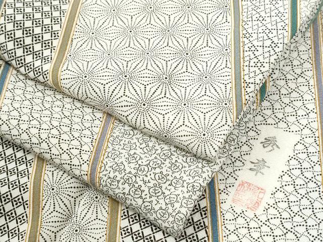 平和屋着物●江戸小紋 作家物 吉祥文 正絹 逸品 CABI2486yc