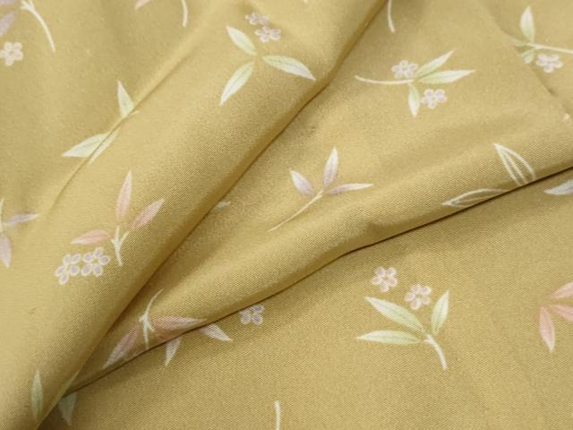 平和屋着物●長襦袢 無双仕立て 草花文 正絹 逸品 CABI2491yc
