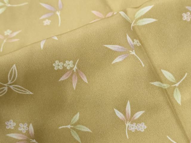 平和屋着物●長襦袢 無双仕立て 草花文 正絹 逸品 CABI2491yc