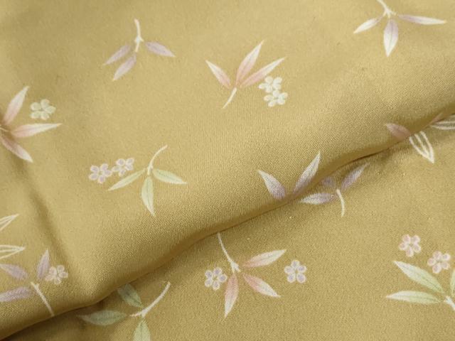 平和屋着物●長襦袢 無双仕立て 草花文 正絹 逸品 CABI2491yc