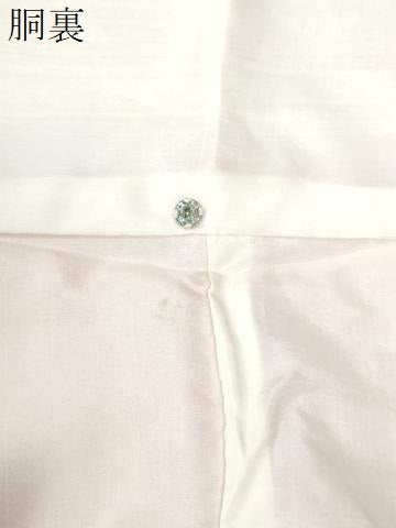 平和屋着物●上質な小紋 手描き 絞り 地紋起こし 菊花文 正絹 逸品 CABI2499yc