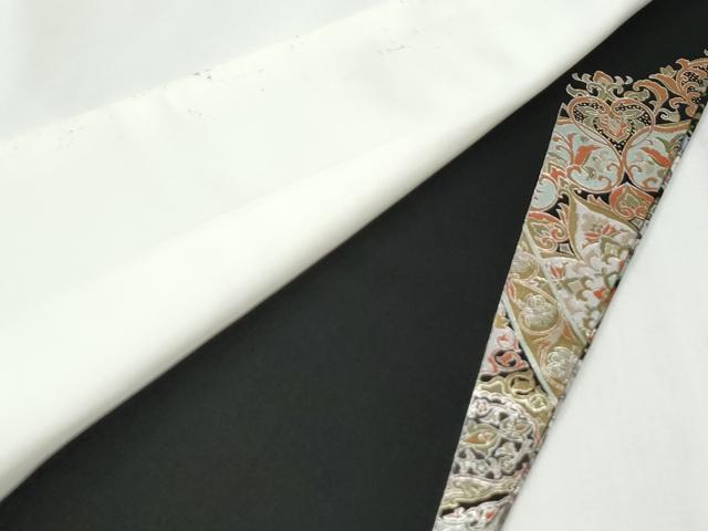 平和屋着物●豪華黒留袖 鳳凰更紗花唐草文 金銀彩 正絹 逸品 CABI2510yc