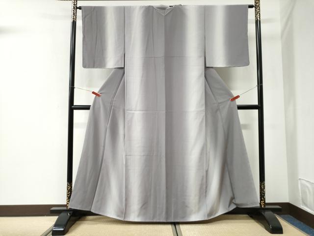 平和屋着物●上質な小紋 霞文 暈し染め 正絹 逸品 未使用 CABI2550yc