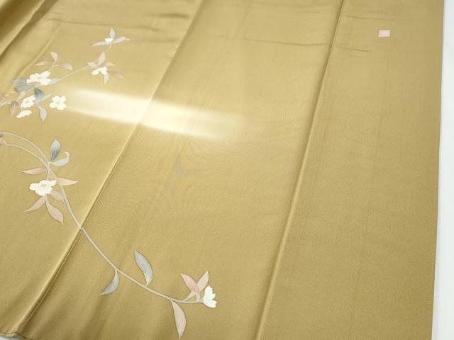 平和屋着物●訪問着 友禅 作家物 枝花文 暈し染め 正絹 逸品 CABI2565yc