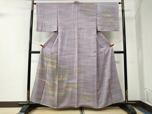 平和屋着物●訪問着 刺繍 霞箔散らし 金彩 正絹 逸品 CABI2569yc