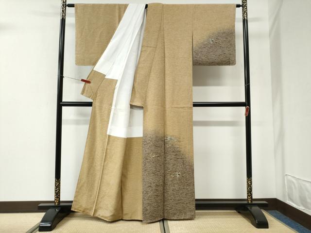 平和屋着物●訪問着 霞文 暈し染め 金彩 正絹 逸品 未使用 CABI2573yc