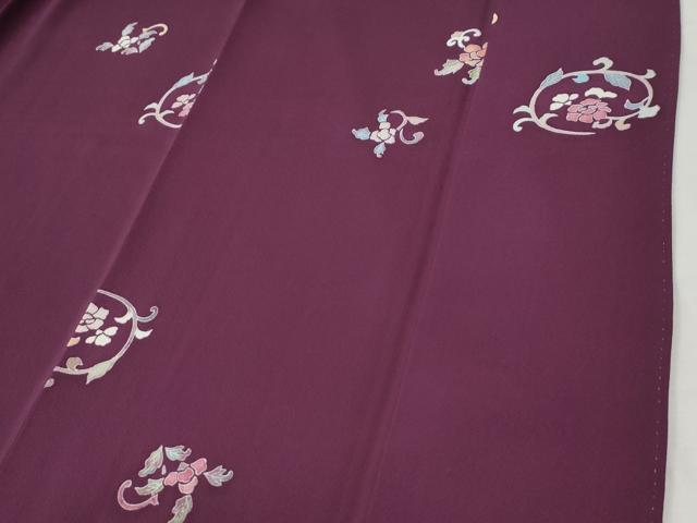平和屋着物●訪問着 花唐草文 正絹 逸品 CABI2575yc