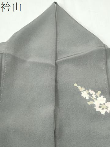 平和屋着物●十日町友禅作家 阿部佳雪 訪問着 樹林風景文 暈し染め 正絹 逸品 CABI2578yc