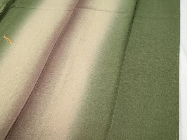 平和屋着物●訪問着 総刺繍 駒刺繍 片輪車 簪 楽器 暈し染め 鬼しぼ縮緬 正絹 逸品 CABI2580yc