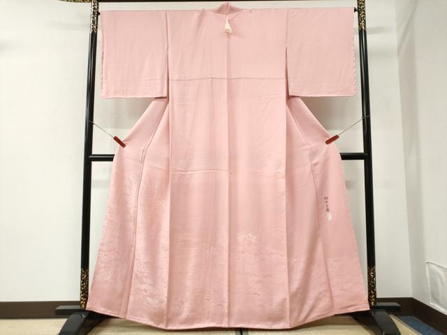 平和屋着物●本加賀友禅作家 押田正義 色留袖 飛鶴渡り橋松竹梅御所車地紋 虹色 正絹 逸品 未使用 CABI2589yc