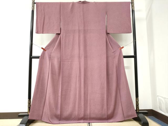 平和屋着物●江戸小紋 鮫小紋柄 鬼しぼ縮緬 正絹 逸品 CABI2604yc