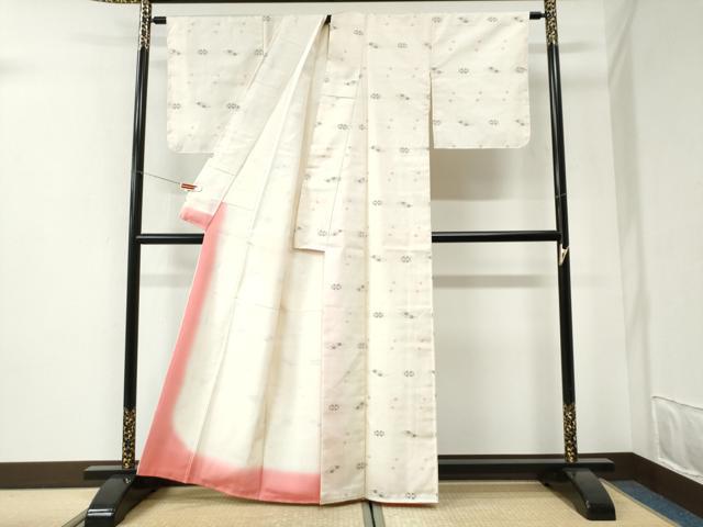 平和屋着物●本場琉球絣 紬 正絹 逸品 未使用 CABI2609yc