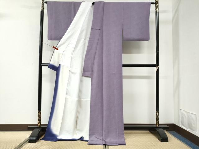 平和屋着物●江戸小紋 鮫小紋柄 ロング丈 正絹 逸品 CABI2633yc