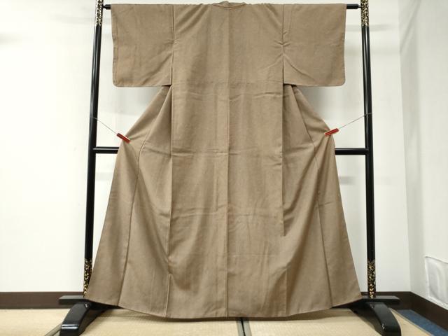 平和屋着物●本場染大島紬 江戸小紋 鮫小紋柄 正絹 逸品 未使用 CABI2643yc