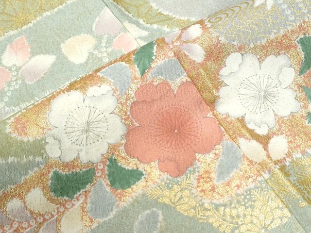 平和屋着物●訪問着 辻が花 金彩 正絹 逸品 CABI2648yc
