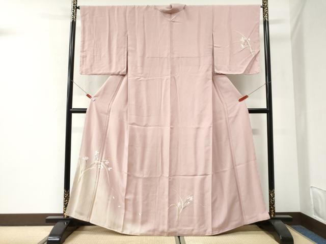 平和屋着物●訪問着 枝花文 暈し染め やまと金ラベル 正絹 逸品 未使用 CABI2677yc