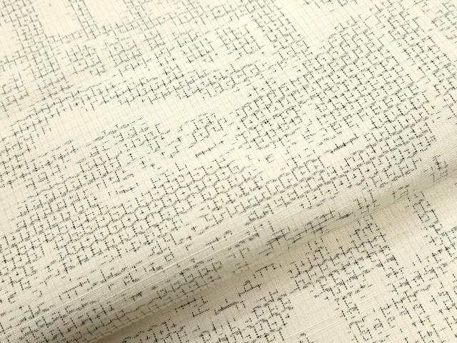 平和屋着物●結城紬 80亀甲 雲取りエ霞笹吉祥文 正絹 逸品 CABI2690yc