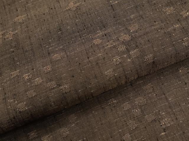平和屋着物●上質な紬 絣文様 正絹 逸品 未使用 CABI2696yc