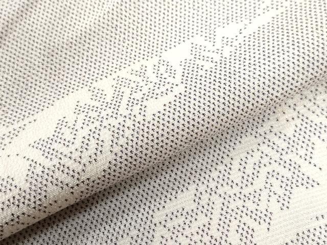平和屋着物●本塩沢 吉祥文 正絹 逸品 CABI2699yc
