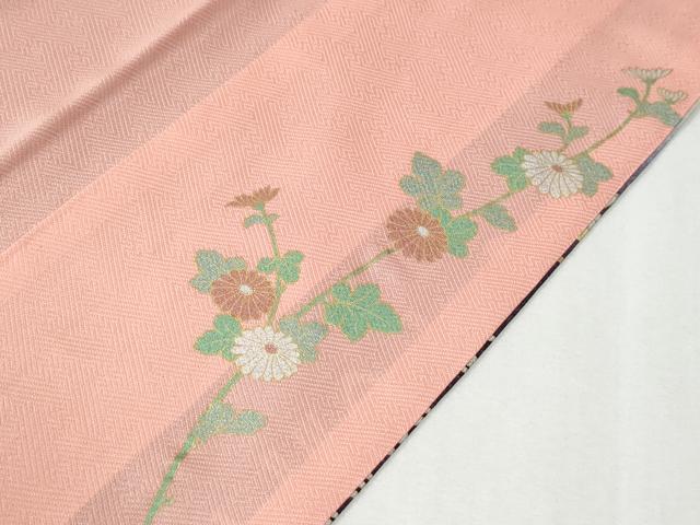 平和屋着物●訪問着 駒刺繍 雪輪片輪車宝尽くし枝花文 暈し染め 金彩 正絹 逸品 未使用 CABI2700yc