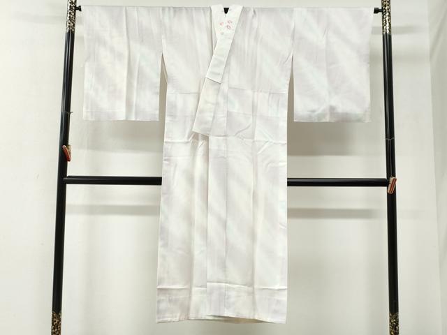 平和屋着物●長襦袢 無双仕立て 紗綾形地紋 暈し染め 半衿刺繍 正絹 逸品 CABI2710yc