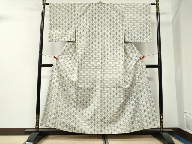 平和屋着物●本塩沢 吉祥文 正絹 逸品 未使用 CABI2716yc