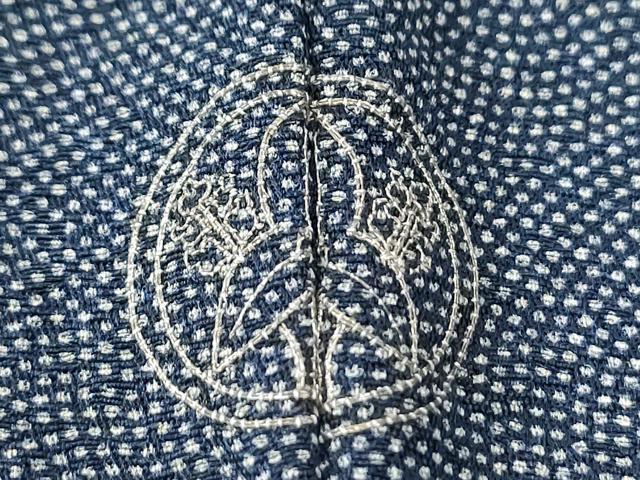 平和屋着物●江戸小紋 鮫小紋柄 正絹 逸品 CABI2763yc