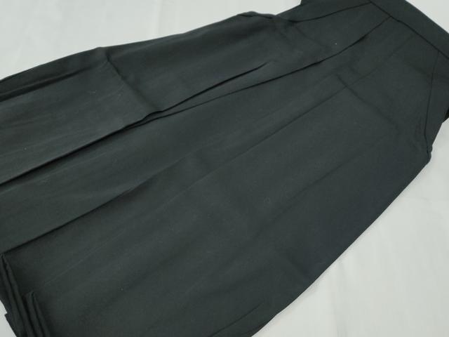 平和屋着物●女性 行灯袴 色無地 黒地 CABI2836yc