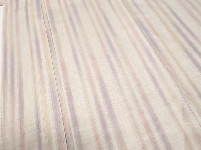 平和屋着物●上質な紬 縞 正絹 逸品 CABI2849yc