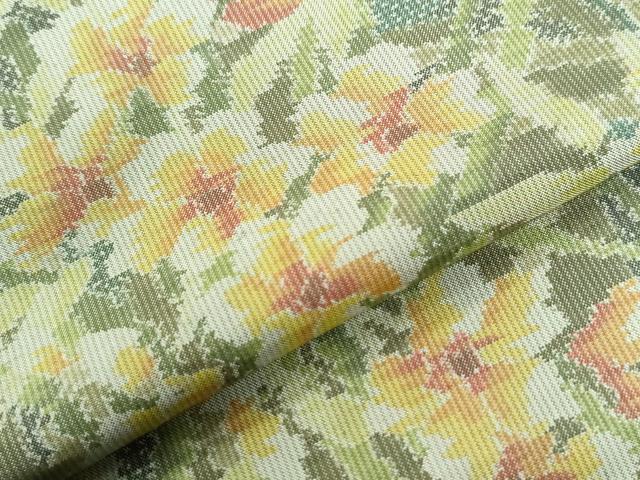 平和屋着物●本場大島紬 総絣 草花文 正絹 逸品 CABI2850yc