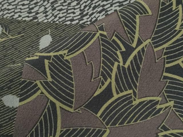 平和屋着物●訪問着 作家物 枝葉文 正絹 逸品 未使用 CABI2854yc