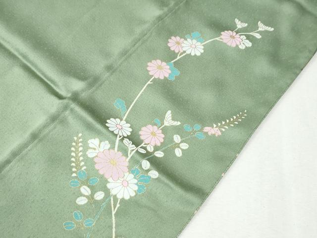 平和屋着物●訪問着 エ霞菊花文 暈し染め 金彩 正絹 逸品 CABI2876yc