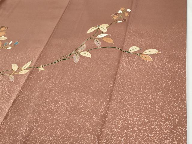 平和屋着物●訪問着 枝花文 金彩 正絹 逸品 CABI2882yc