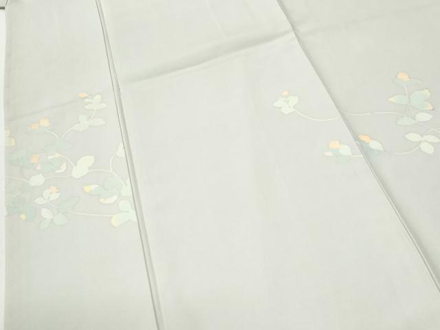 平和屋着物●訪問着 作家物 枝葉文 正絹 逸品 CABI2917yc