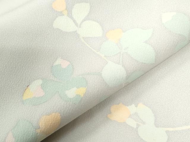 平和屋着物●訪問着 作家物 枝葉文 正絹 逸品 CABI2917yc