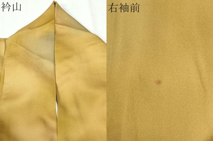平和屋着物●巨匠 前田華清 手描き 訪問着 花蝶文 暈し染め 正絹 逸品 CABI2933yc