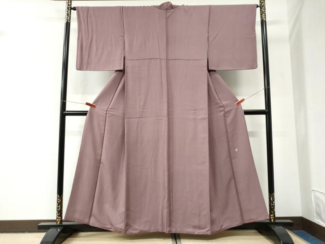 平和屋着物●人間国宝 初代 六谷梅軒(六谷紀久男)錐彫り 重要無形文化 財伊勢型紙 江戸小紋 行儀 正絹 逸品 CABI2935yc
