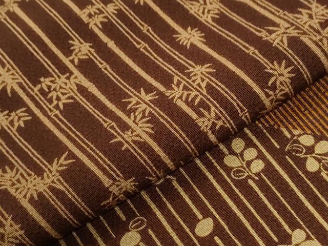 平和屋着物●訪問着 笹竹萩文 正絹 逸品 未使用 CABI2937yc