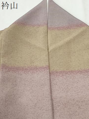平和屋着物●上質な小紋 横縞 正絹 逸品 CABI2942yc
