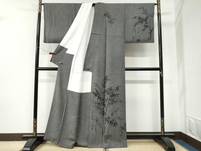 平和屋着物●訪問着 枝葉文 正絹 逸品 CABI2945yc